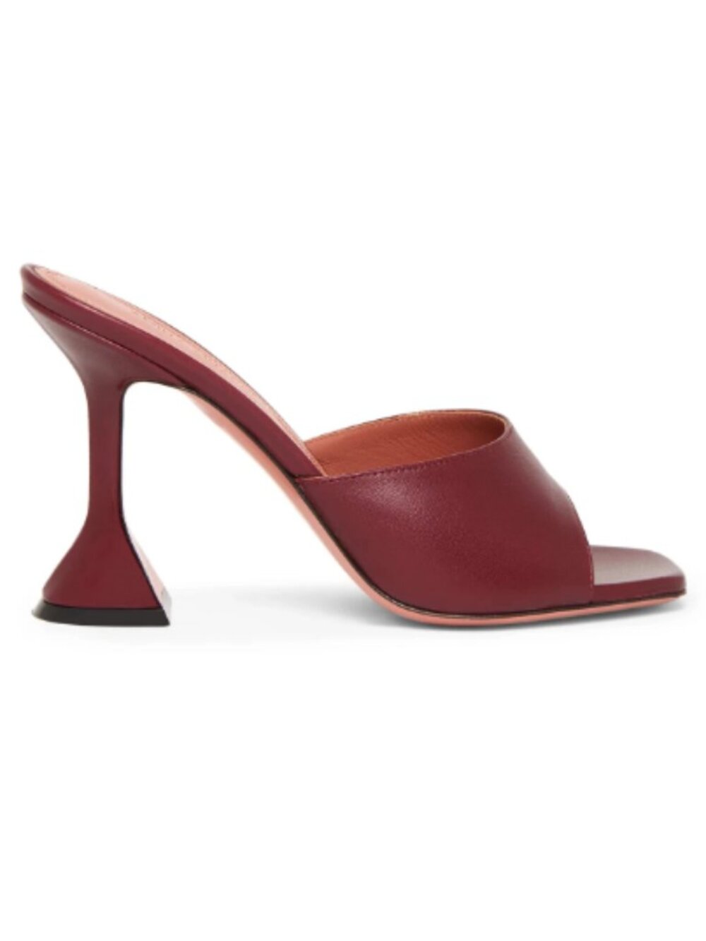 Share Amina Muaddi NIB Lupita 95MM Leather Mules (ORIG. $725) (SIZE 7 US) (37EU)